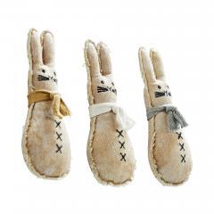 88431-Spring-In-Bloom-Scarfed-Primitive-Bunny-Pillow-6x2.5-Set-of-3-image-4