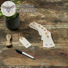 88452-Buzzy-Bees-Bee-Paper-Tag-3.75x1.75-w-Twine-Set-of-50-image-5