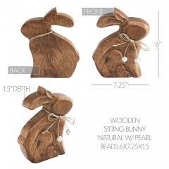 88465-Bunny-Hop-Wooden-Sitting-Bunny-Natural-w-Pearl-Beads-6x7.25x1.5-image-5