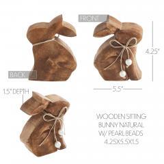 88466-Bunny-Hop-Wooden-Sitting-Bunny-Natural-w-Pearl-Beads-4.25x5.5x1.5-image-5