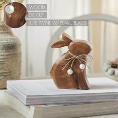 88466-Bunny-Hop-Wooden-Sitting-Bunny-Natural-w-Pearl-Beads-4.25x5.5x1.5-image-6