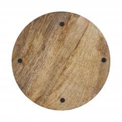 88474-Bunny-Hop-Wooden-Plate-Natural-w-Bunny-Wreath-11.5-inch-Diameter-image-3