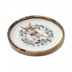88475-Bunny-Hop-Wooden-Plate-Natural-w-Bunny-Wreath-10-inch-Diameter-image-4