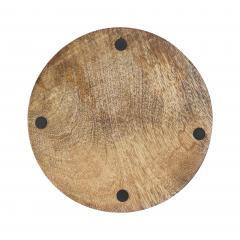 88476-Bunny-Hop-Wooden-Plate-Natural-w-Bunny-Wreath-8-inch-Diameter-image-3