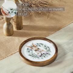 88476-Bunny-Hop-Wooden-Plate-Natural-w-Bunny-Wreath-8-inch-Diameter-image-6