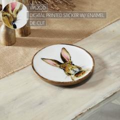 88478-Bunny-Hop-Wooden-Plate-White-w-Bunny-8.5-inch-Diameter-image-6
