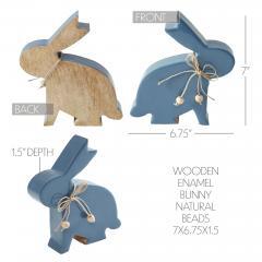 88481-Bunny-Hop-Wooden-Enamel-Bunny-w-Natural-Beads-7x6.75x1.5-image-5