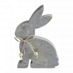 88484-Bunny-Hop-Wooden-Sitting-Bunny-Grey-w-Natural-Beads-8x5x1-image-2