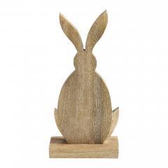 88486-Bunny-Hop-Wooden-Half-Egg-w-Grey-Bunny-Silhouette-13x6x2.25-image-3