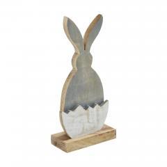 88486-Bunny-Hop-Wooden-Half-Egg-w-Grey-Bunny-Silhouette-13x6x2.25-image-4