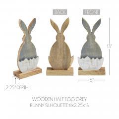 88486-Bunny-Hop-Wooden-Half-Egg-w-Grey-Bunny-Silhouette-13x6x2.25-image-5