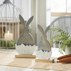 88486-Bunny-Hop-Wooden-Half-Egg-w-Grey-Bunny-Silhouette-13x6x2.25-image-7