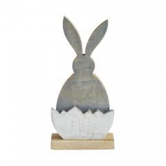 88487-Bunny-Hop-Wooden-Half-Egg-w-Grey-Bunny-Silhouette-10.5x5x2.5-image-2