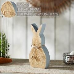 88493-Spring-In-Bloom-Wooden-Enamel-Edge-Bunny-w-Natural-Beads-10.75x5x1.5-image-6