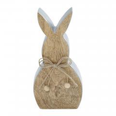 88494-Spring-In-Bloom-Wooden-Enamel-Edge-Bunny-w-Natural-Beads-8.5x4x1.5-image-2