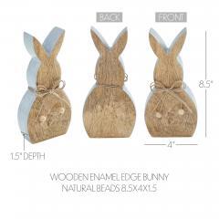 88494-Spring-In-Bloom-Wooden-Enamel-Edge-Bunny-w-Natural-Beads-8.5x4x1.5-image-5