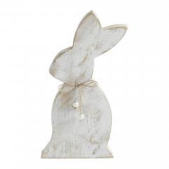 88495-Spring-In-Bloom-Wooden-Upright-Bunny-Silhouette-w-Twine-13.75x6.75x1.5-image-2