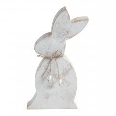 88496-Spring-In-Bloom-Wooden-Upright-Bunny-Silhouette-w-Twine-11.5x6x1.5-image-2