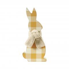 88501-Bunny-Hop-MDF-All-Ears-Honey-Check-Bunny-In-Burlap-Scarf-8x3.5x1-image-2
