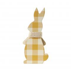 88501-Bunny-Hop-MDF-All-Ears-Honey-Check-Bunny-In-Burlap-Scarf-8x3.5x1-image-3