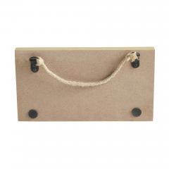 88505-Bunny-Hop-Happy-Spring-3-Bunnies-In-Check-MDF-Wall-Sign-w-Twine-5x9x0.75-image-3
