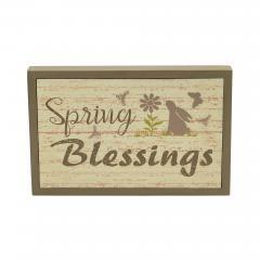88506-Bunny-Hop-Spring-Blessings-MDF-Framed-Wall-Sign-6.5x10x1-image-3