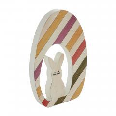 88510-Bunny-Hop-MDF-Bunny-In-Striped-Egg-8x5.5x0.75-image-4