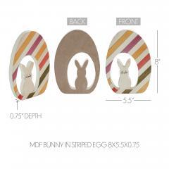 88510-Bunny-Hop-MDF-Bunny-In-Striped-Egg-8x5.5x0.75-image-5