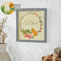 88515-Bunny-Hop-Happy-Easter-Chick-Wreath-MDF-Wall-Sign-12x12x0.5-image-7