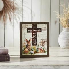 88516-Bunny-Hop-Joshua-24-15-Cross-MDF-Wall-Sign-12x10x0.5-image-1