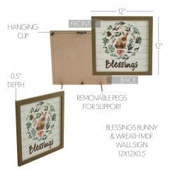 88518-Bunny-Hop-Blessings-Bunny-Wreath-MDF-Wall-Sign-12x12x0.5-image-6