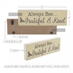 88520-Buzzy-Bees-Always-Bee...-Grateful-Kind-MDF-Wall-Sign-4x12x1-image-6