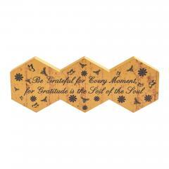 88521-Buzzy-Bees-Be-Grateful-for-Every-Moment-Hexagons-MDF-Wall-Sign-5.8x15x1-image-3