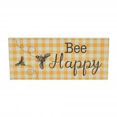88523-Buzzy-Bees-Bee-Happy-Honey-Check-MDF-Wall-Sign-7x16x1-image-3