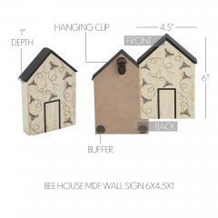 88524-Buzzy-Bees-Bee-House-MDF-Wall-Sign-6x4.5x1-image-6