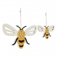88526-Buzzy-Bees-Bee-Shaped-MDF-Wall-Hanging-w-Twine-Set-of-2-Sizes-image-4