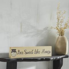 88527-Buzzy-Bees-Bee-Sweet-Like-Honey-MDF-Wall-Sign-3x14x0.75-image-2