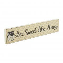 88527-Buzzy-Bees-Bee-Sweet-Like-Honey-MDF-Wall-Sign-3x14x0.75-image-5