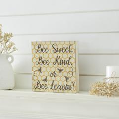 88528-Buzzy-Bees-Bee-Sweet-Bee-Kind-or-Bee-Leavin-MDF-Block-Sign-8x8x1-image-2