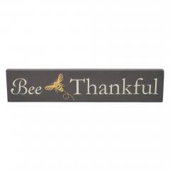 88529-Buzzy-Bees-Bee-Thankful-Grey-MDF-Wall-Sign-3x14x0.75-image-3