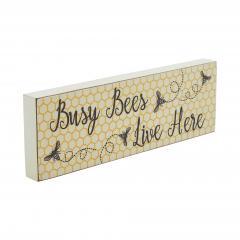 88530-Buzzy-Bees-Busy-Bees-Live-Here-MDF-Wall-Sign-4x12x1-image-5