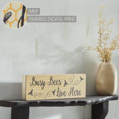 88530-Buzzy-Bees-Busy-Bees-Live-Here-MDF-Wall-Sign-4x12x1-image-7