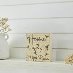 88531-Buzzy-Bees-Home-Is-My-Happy-Place-MDF-Block-Sign-6x6x1-image-2