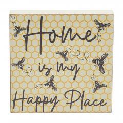 88531-Buzzy-Bees-Home-Is-My-Happy-Place-MDF-Block-Sign-6x6x1-image-3