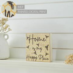88531-Buzzy-Bees-Home-Is-My-Happy-Place-MDF-Block-Sign-6x6x1-image-7