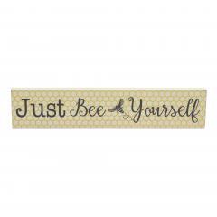 88534-Buzzy-Bees-Just-Bee-Yourself-MDF-Wall-Sign-3x14x0.75-image-3