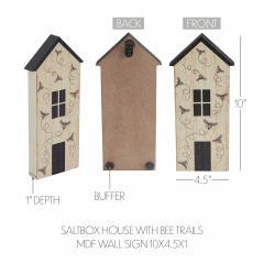 88538-Buzzy-Bees-Saltbox-House-with-Bee-Trails-MDF-Wall-Sign-10x4.5x1-image-6