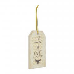88542-Buzzy-Bees-Let-It-Bee-MDF-Tag-Ornament-w-Ribbon-7x3.75x0.5-image-4