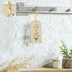 88542-Buzzy-Bees-Let-It-Bee-MDF-Tag-Ornament-w-Ribbon-7x3.75x0.5-image-6