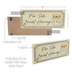 88544-Buzzy-Bees-For-Sale-Local-Honey-MDF-Wall-Sign-7x16x1-image-6